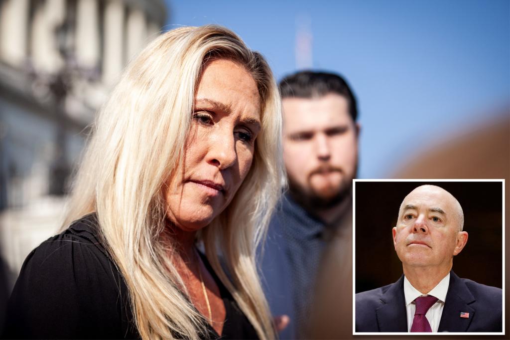 مجلس النواب يحظر قرار عزل النائبة مارجوري تايلور جرين ضد رئيس وزارة الأمن الداخلي مايوركاس