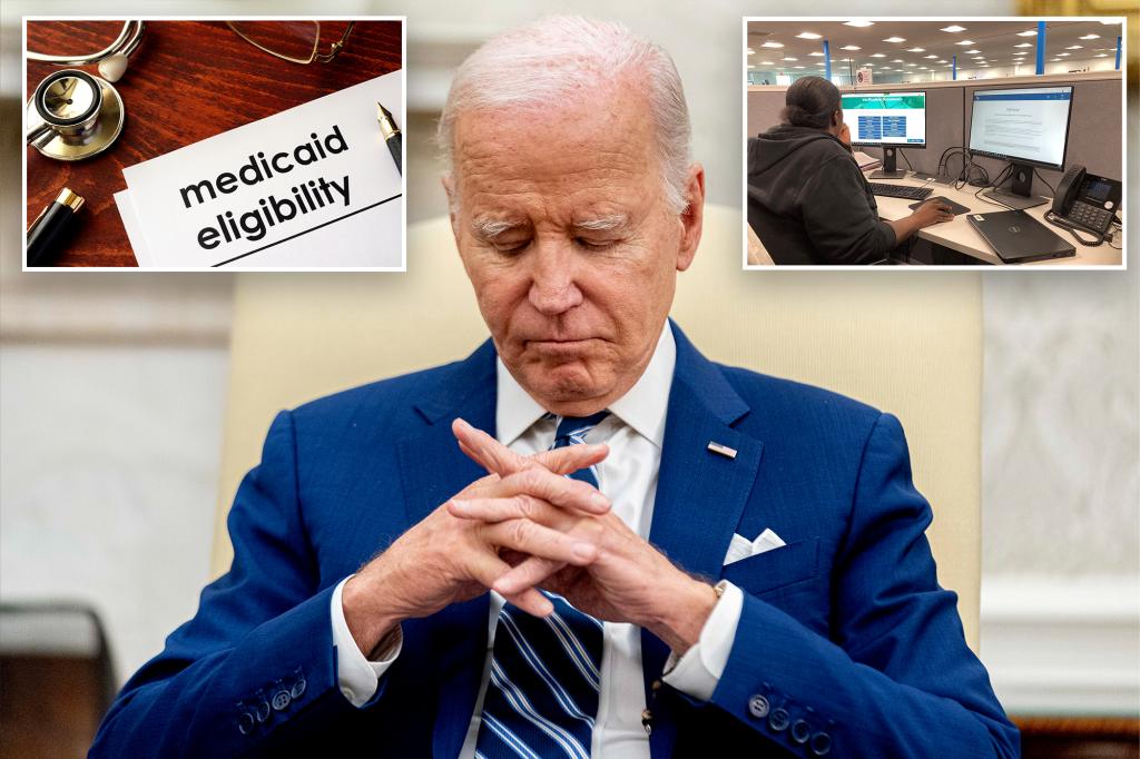 ويقول المناصرون إن إدارة بايدن بطيئة في التصرف مع طرد الملايين من برنامج Medicaid