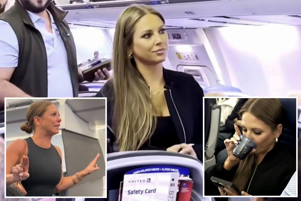 “سيدة الطائرة المجنونة” تيفاني جوماس تعيد تشكيل حركة إصبعها سيئة السمعة وهي تحلق في السماء مرة أخرى