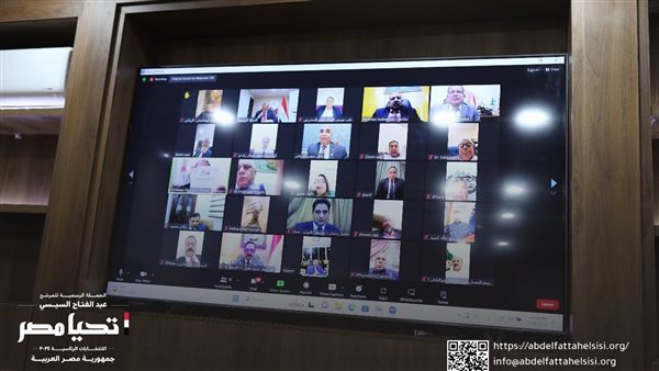 حملة السيسي الانتخابية تلتقي المصريين بالخارج لرابع مرة