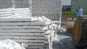 إزالة 75 حالة تعد خلال حملات مكبرة بالمنيا