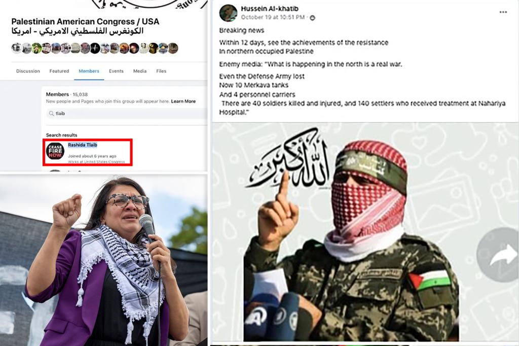 النائبة رشيدة طليب جزء من مجموعة مخفية على الفيسبوك تمجد حماس: تقرير