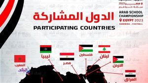 أبرزها فلسطين| ننشر قائمة 11 دولة مشاركة بالبطولة العربية المدرسية – مصر 2023