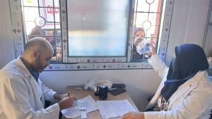 الكشف على 1556 مواطنا بالمجان بقري دمياط