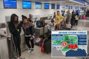 يمكن للعاصفة عبر البلاد أن تسبب مشاكل السفر في عيد الشكر