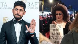 رسائل دعم من نجوم عرب وعالميين .. غزة حاضرة في البافتا الاسكتلندية