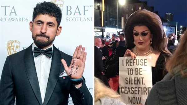 رسائل دعم من نجوم عرب وعالميين .. غزة حاضرة في البافتا الاسكتلندية