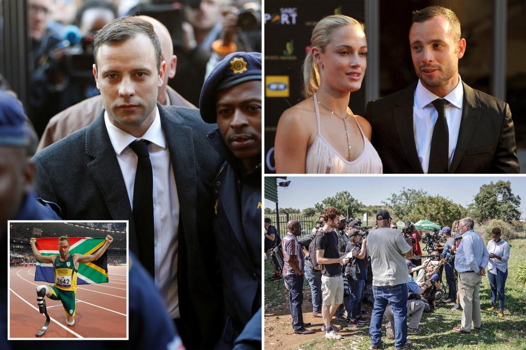 ينتظر العداء الأولمبي الجنوب إفريقي أوسكار بيستوريوس إطلاق سراح مشروط بعد 10 سنوات من قتل صديقته