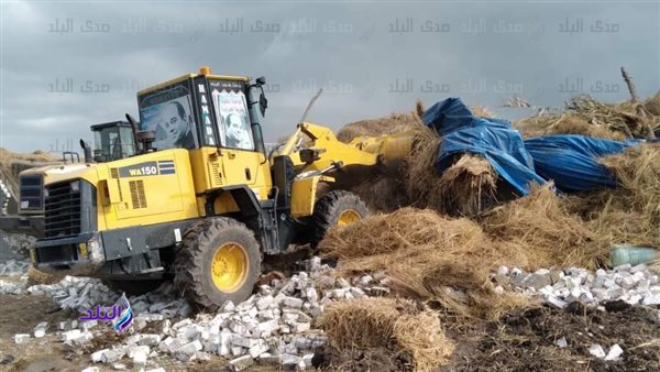 إزالة 18 حالة تعدٍ علي الأراضي الزراعية في بيلا بكفر الشيخ.. صور