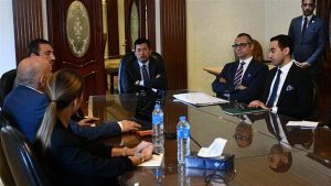 وزير الشباب والرياضة يبحث مع إحدى الشركات الألمانية آليات اكتشاف المواهب الكروية