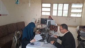 الكشف على 1619 مريضاً في قافلة علاجية بالدقهلية