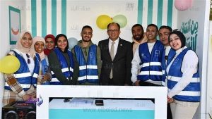 للتعريف بالبرامج والتدريبات.. افتتاح منفذ مؤسسة حياة كريمة داخل جامعة حلوان