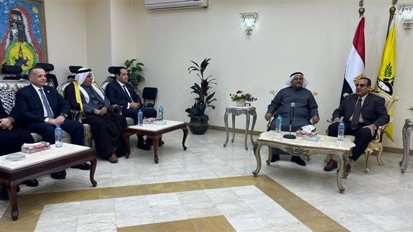 قبل زيارة معبر رفح.. محافظ شمال سيناء يستقبل وفد البرلمان العربي