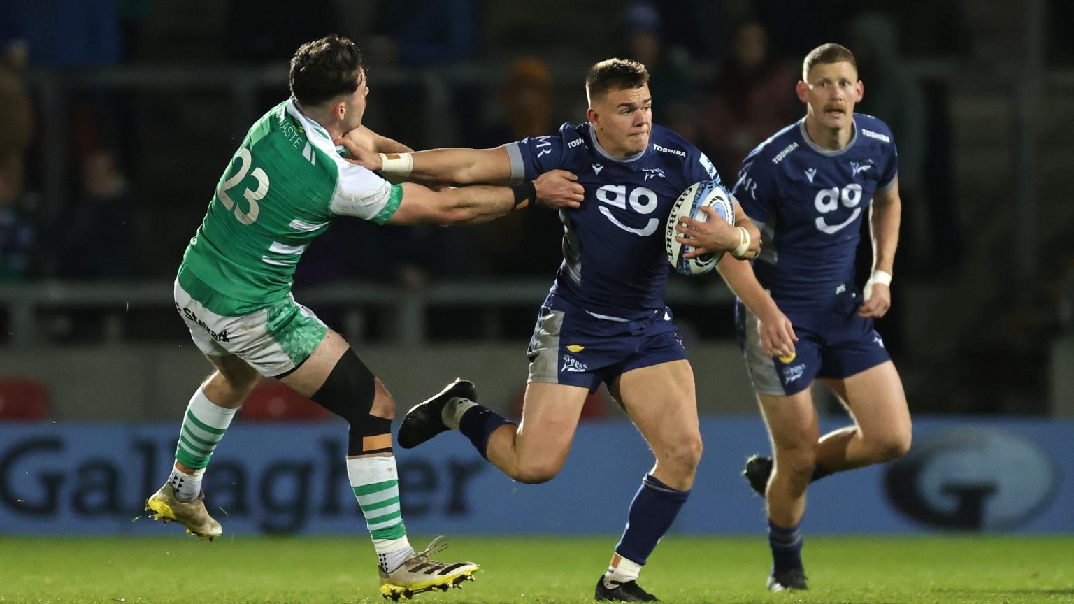 Gallagher Premiership Rugby: Sale Sharks يفوز بمعركة الشمال لتكديس المزيد من البؤس على نيوكاسل فالكونز