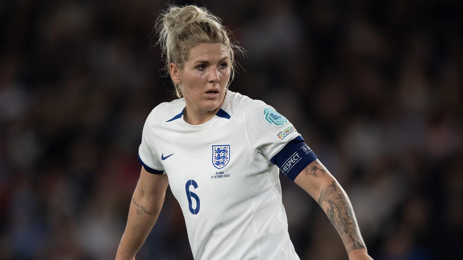 تم استبعاد كابتن إنجلترا ميلي برايت من المباراتين الحاسمتين في دوري الأمم الأوروبية بسبب الإصابة