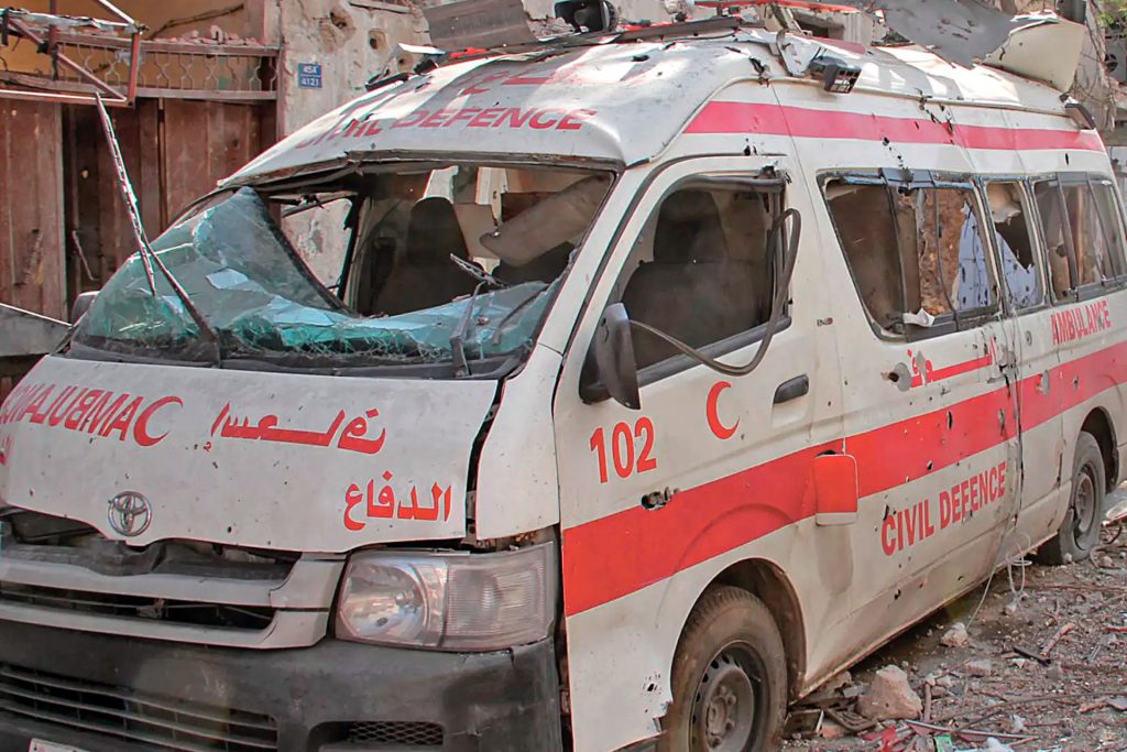 مقتل شخص في استهداف إسرائيلي لقافلة منظمة أطباء بلا حدود