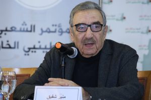 منير شفيق: الحرب الحالية ولادة ثانية للكيان الصهيوني بنظر أميركا وإسرائيل