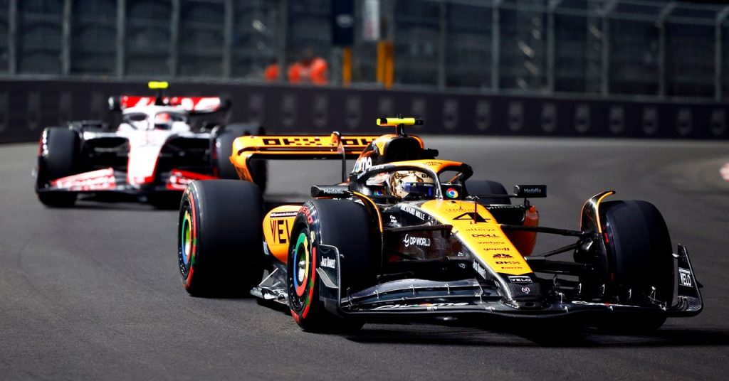 داخل السباق لتأمين سباق الجائزة الكبرى للفورمولا 1 في لاس فيغاس