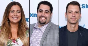 لورين مانزو وزوجها المنفصل فيتو سكاليا يحضران حفل زفاف شقيقها ألبي الثاني