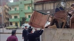 البحيرة .. رفع 402 حالة إشغال طريق مخالف بنطاق 3 مراكز
