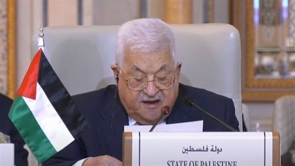 الرئيس الفلسطيني : منظمة التحرير الممثل الشرعي والوحيد لشعبنا