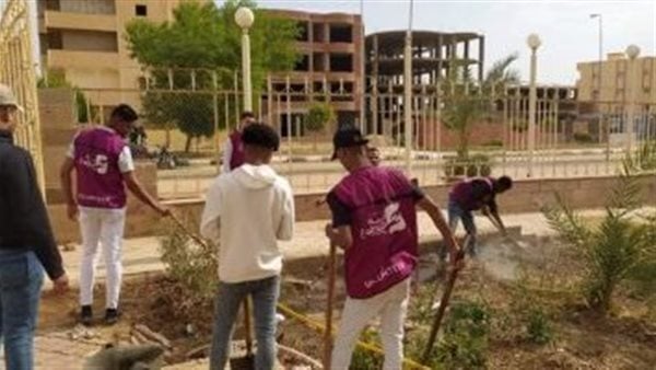 الشباب والرياضة بأسوان تنفذ برنامجا تطوعيا للنظافة بمركز التنمية الرياضية