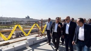 رئيس الوزراء يتابع العمل فى حدائق تلال الفسطاط
