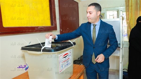 نائب محافظ كفر الشيخ يدلي بصوته في الانتخابات الرئاسية