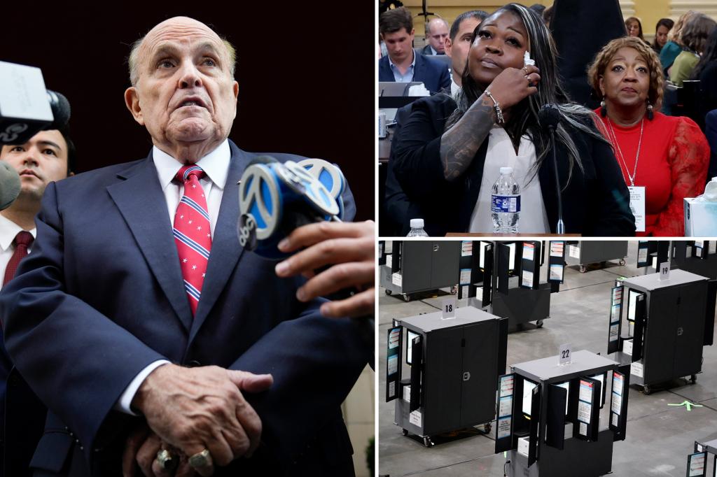 ستقرر محاكمة هيئة المحلفين المبلغ الذي يجب على جولياني أن يدفعه للعاملين في الانتخابات بسبب مزاعم تزوير الانتخابات الكاذبة