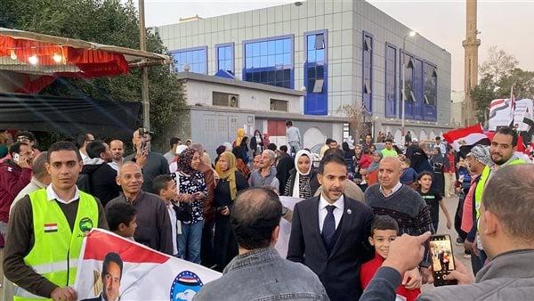 أهالي شبرامنت ينظمون مسيرة تأييد للنزول للانتخابات الرئاسية