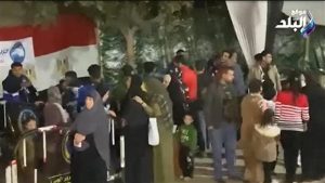 طوابير أمام اللجان.. توافد المواطنين للتصويت بانتخابات الرئاسة في مدينة نصر