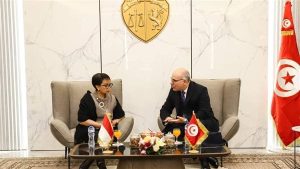 وزير الخارجية التونسي يشيد بموقف إندونيسيا من القضية الفلسطينية