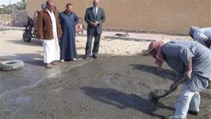 تنفيذ مطبات صناعية حفاظا على سلامة المواطنين بواحة سيوة