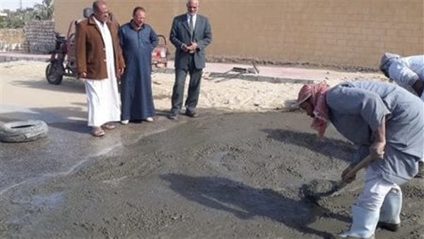 تنفيذ مطبات صناعية حفاظا على سلامة المواطنين بواحة سيوة