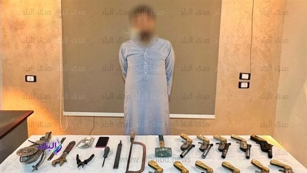 الداخلية تضبط ورشة لتصنيع السلاح بالبحيرة