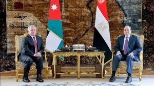 الرئيس السيسي والعاهل الأردني يشددان على ضرورة وقف إطلاق النار بغزة