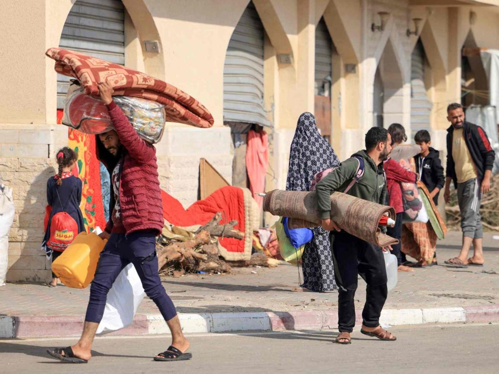 هيئة حقوقية: 80% من سكان غزة أصبحوا نازحين