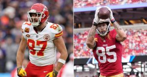 سيلعب فريق كانساس سيتي تشيفز وسان فرانسيسكو 49ers في بطولة السوبر بول 2024 في لاس فيجاس