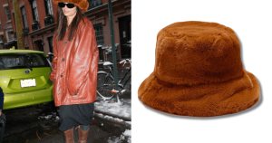 قناة Emily Ratajkowski’s Fuzzy Hat Moment مع شبيهة أمازون هذه