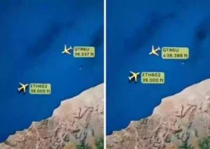 طيار سعودي يمنع حادث مروع.. تصادم بين طائرتين أثيوبية وقطرية فوق خليج عدن!!