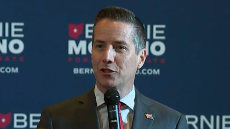 استمع إلى ما قاله بيرني مورينو بعد أن توقع مجلس شيوخ الحزب الجمهوري في ولاية أوهايو الفوز في الانتخابات التمهيدية