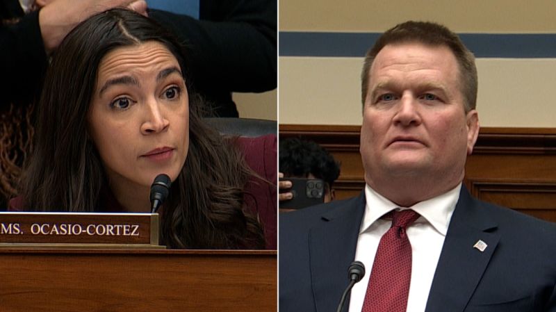 “إنها بسيطة.” سمِّ الجريمة: AOC لديها تبادل مثير للجدل مع شاهد تحقيق بايدن