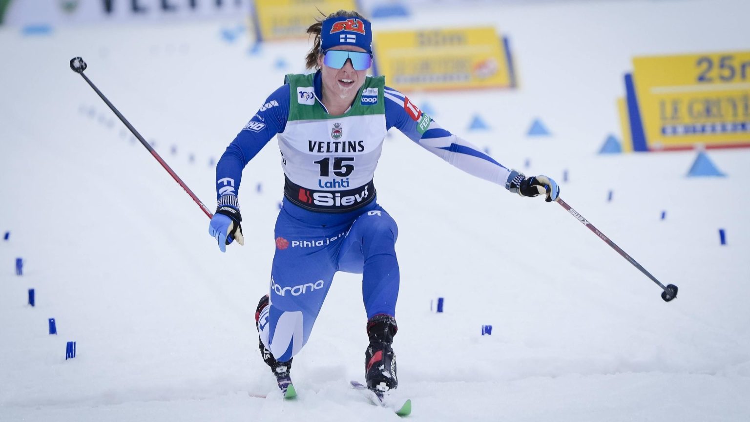 أنهت كريستا بارماكوسكي مسيرتها الخالية من الانتصارات لمدة ست سنوات بانتصار “عاطفي” على أرضها في لاهتي