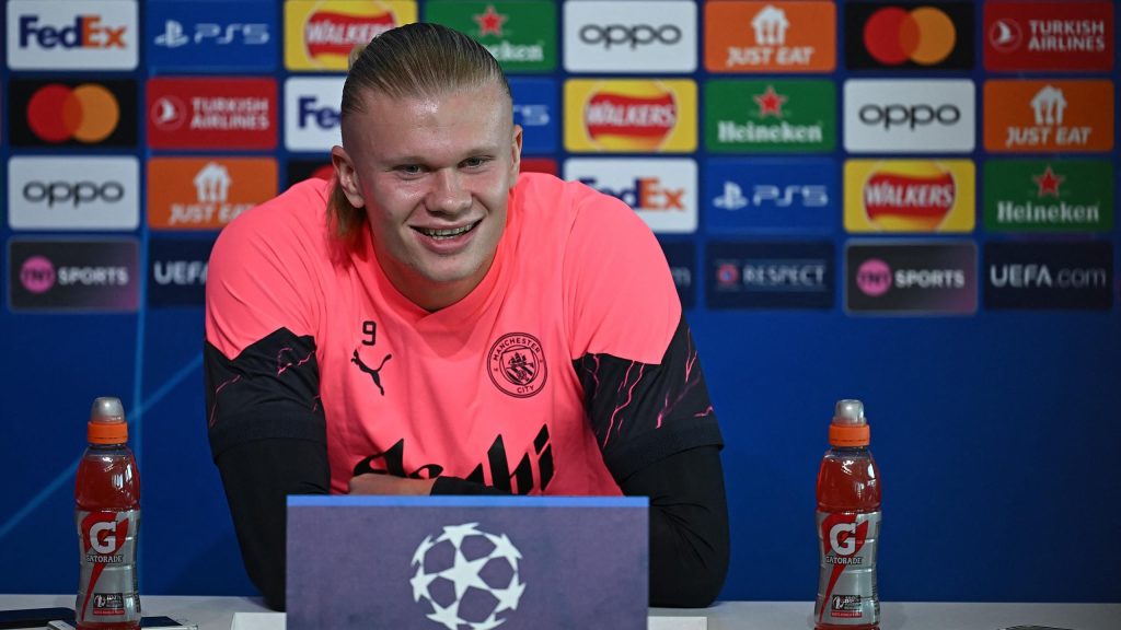 إيرلينج هالاند “سعيد” في مانشستر سيتي على الرغم من ارتباطات ريال مدريد قبل دور الـ16 من دوري أبطال أوروبا