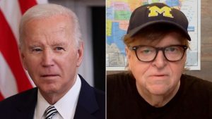 مايكل مور يوجه رسالة مباشرة إلى بايدن بشأن التعامل مع الحرب بين إسرائيل وحماس