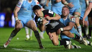 Harlequins 28-24 Glasgow Warriors: فوز دراماتيكي متأخر يجعل كوينز يحجز مكانًا في ربع نهائي كأس أبطال أوروبا