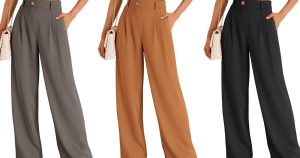 هذه السراويل الأكثر مبيعًا والمعتمدة من المكتب هي قناة Rich Mom Style مقابل 26 دولارًا فقط