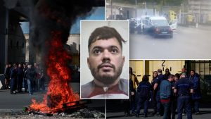 مطاردة “غير مسبوقة” في فرنسا بعد قيام مسلحين بإلقاء القبض على رجل عصابة معروف باسم “الذبابة” خارج السجن وقتل اثنين من الحراس