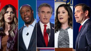 يظهر المرشحون لمنصب نائب ترامب على شاشات التلفزيون رفيعة المستوى أثناء اختبارهم للانضمام إلى تذكرته بعد حملة جمع التبرعات في عطلة نهاية الأسبوع