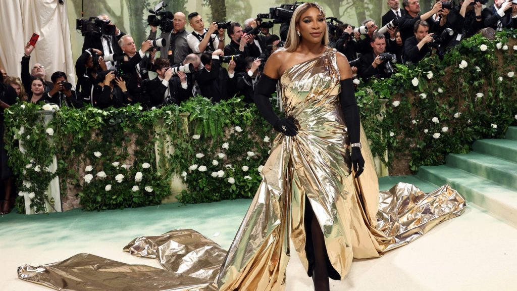 سيرينا ويليامز تفوز بالذهبية في حفل Met Gala لعام 2024